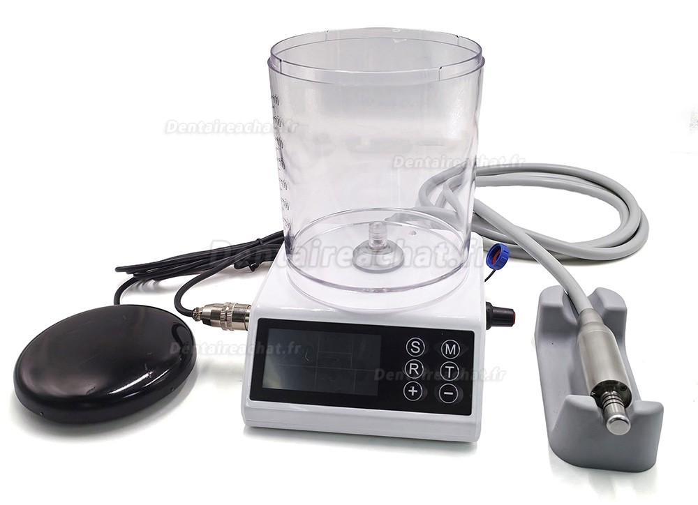 Micromoteur dentaire sans balais 16:1 / 1:1 / 1:5 avec r&eacute;servoir d&rsquo;eau et &eacute;clairage LED